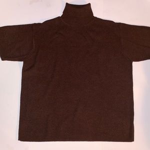 NWT Vintage Eileen Fisher turtle neck short sleeve